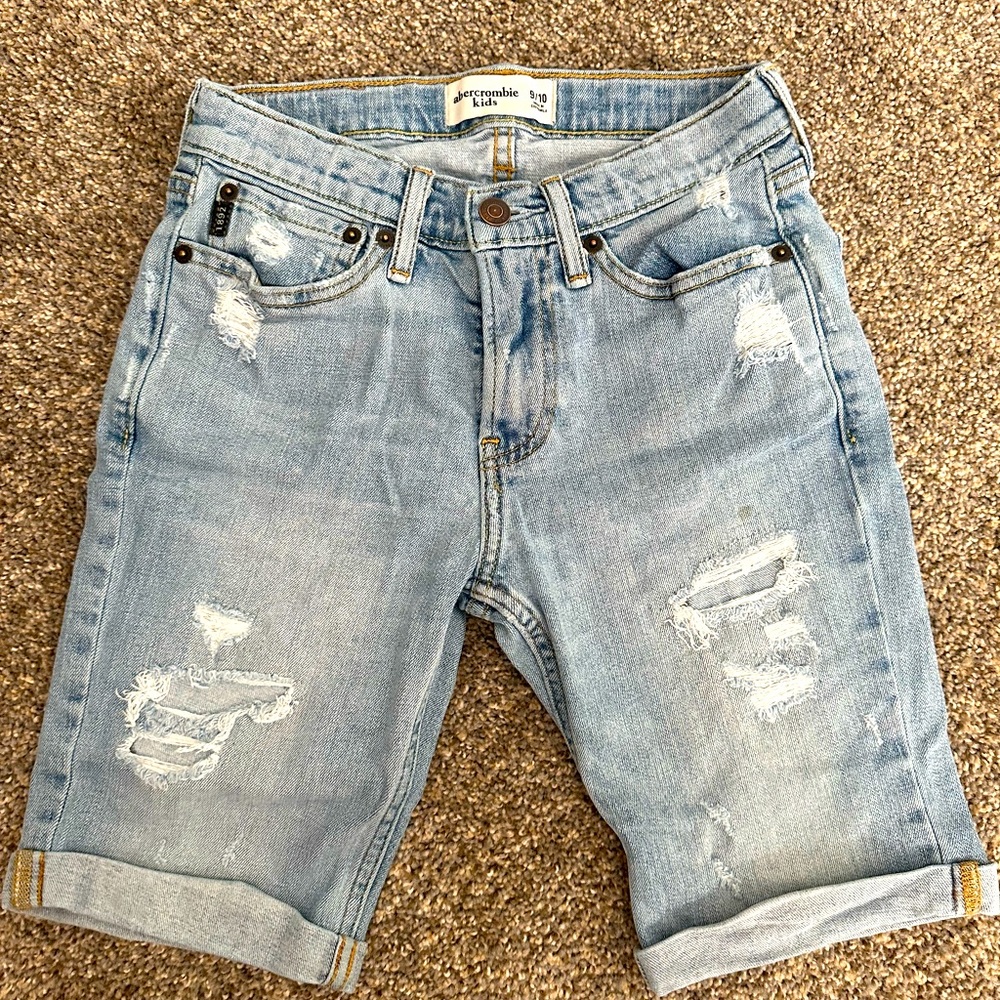 Denim shorts